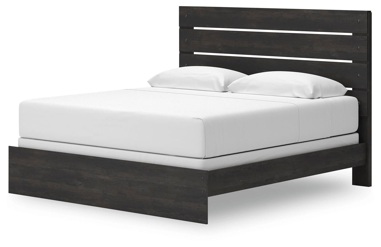 Delmorta King Panel Bed, Dresser, Mirror and Nightstand