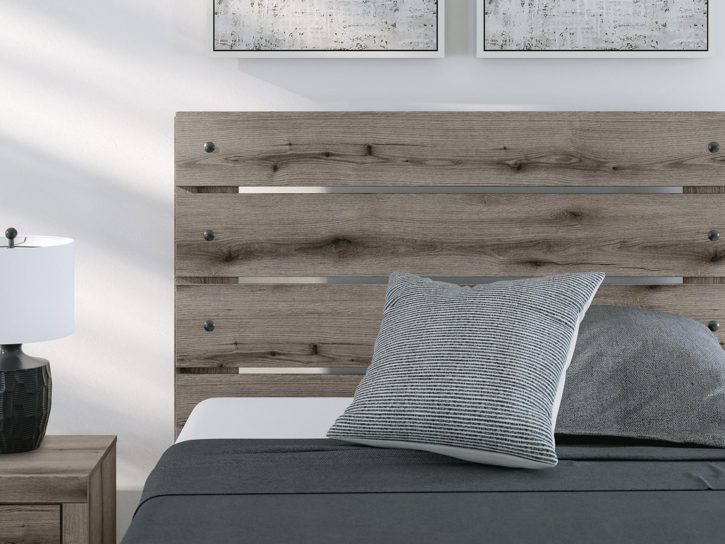 Urbanoore Full Panel Storage Bed, Dresser, Mirror and Nightstand