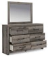 Urbanoore Twin Panel Bed with Storage, Dresser, Mirror, Chest and Nightstand