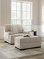 High Profile Chair and Ottoman
