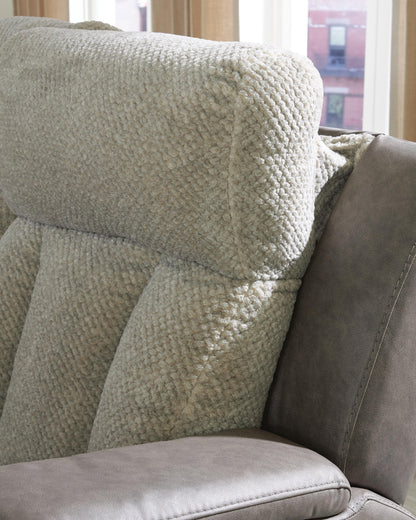 Stately Check Sofa and Loveseat