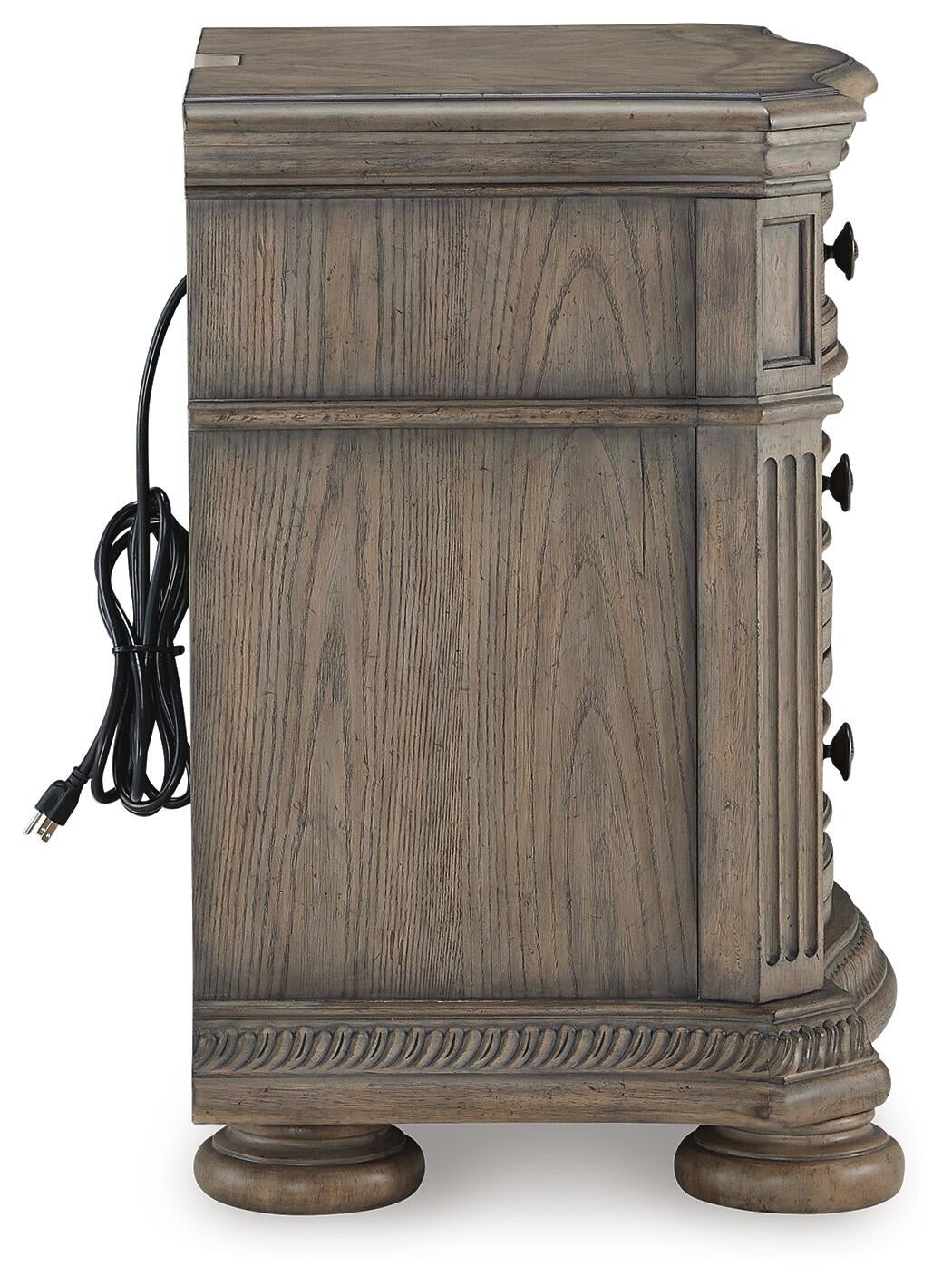 Ardenfield Queen Upholstered Sleigh Bed, Dresser, Mirror, Chest and Nightstand