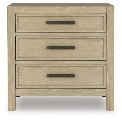 Calmoro King Bookcase Bed with Mirrored Dresser and Nightstand