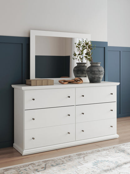 Bostwick Shoals Twin Panel Bed, Dresser, Mirror, Chest and Nightstand
