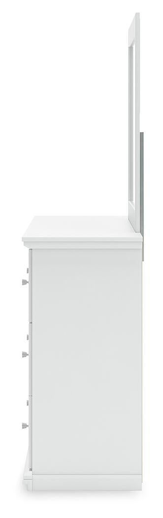 Bostwick Shoals Twin Panel Bed, Dresser, Mirror, Chest and Nightstand