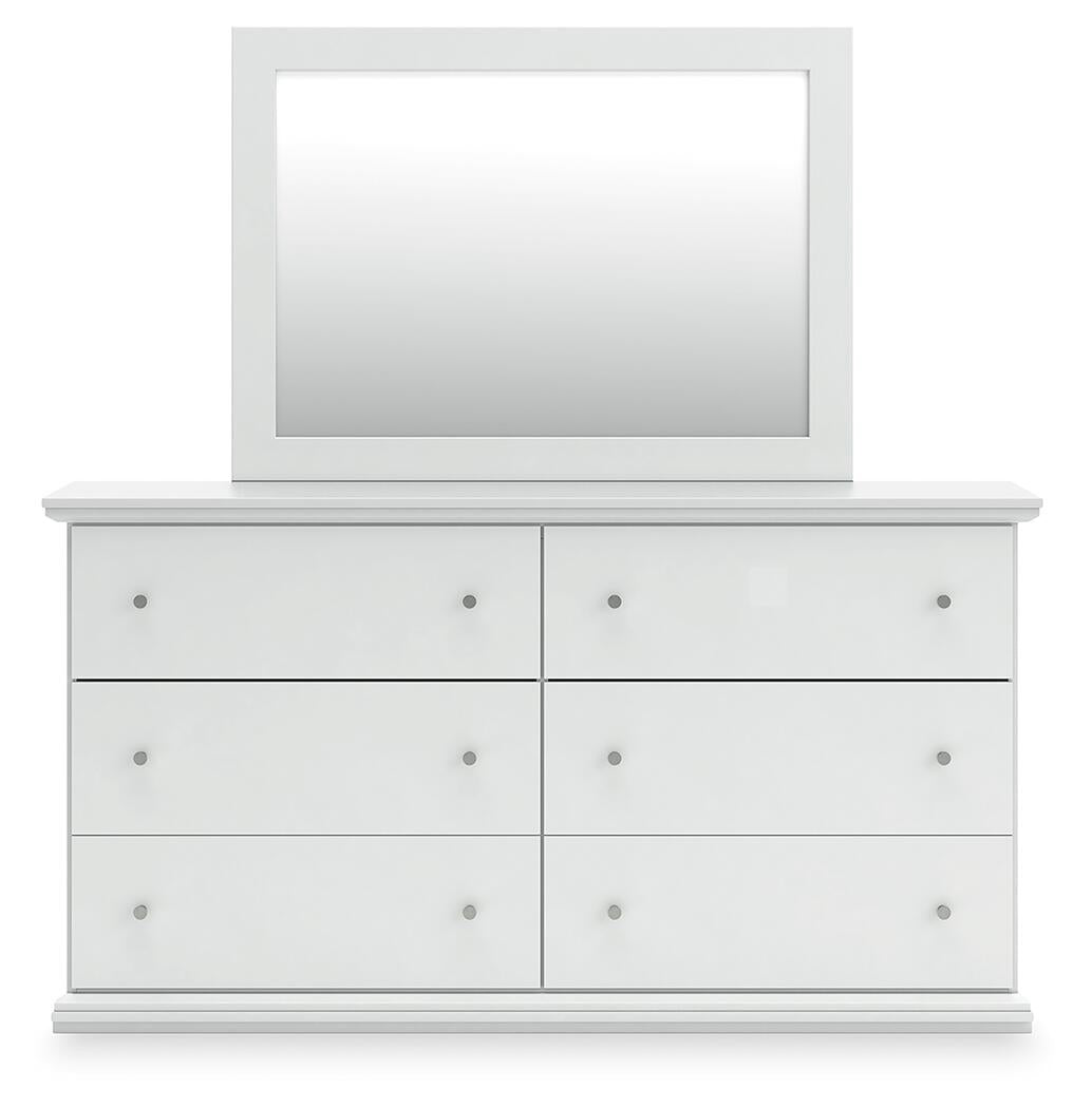 Bostwick Shoals King Panel Bed, Dresser and Mirror