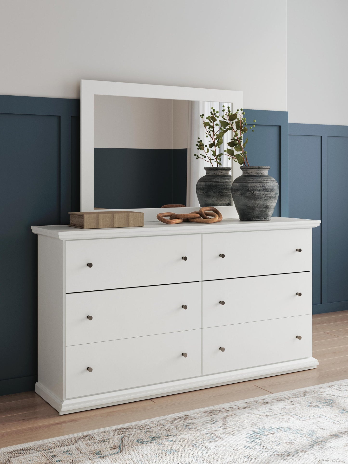Bostwick Shoals King Panel Bed, Dresser and Mirror