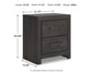 Delmorta Full Panel Bed with Storage, Dresser, Mirror and Nightstand