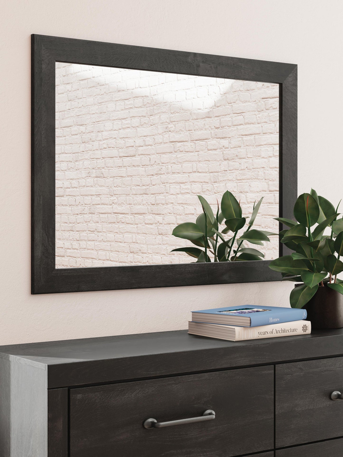 Delmorta Full Panel Storage Bed, Dresser, Mirror, Chest and Nightstand