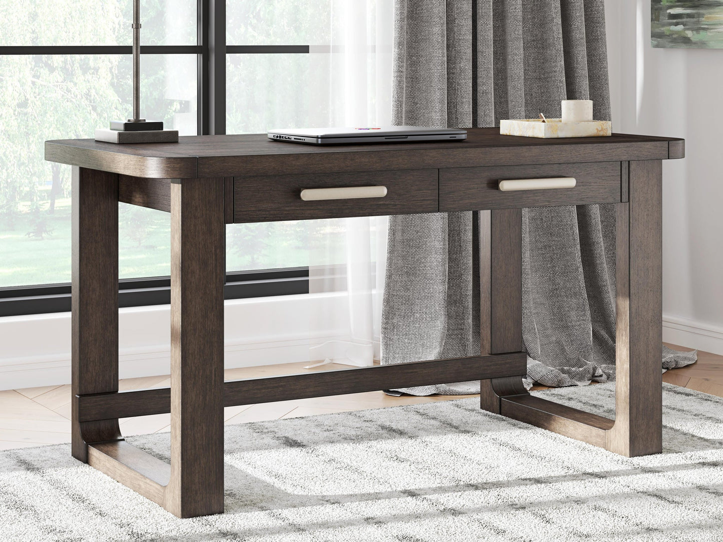 Breckington Home Office Desk with Chair