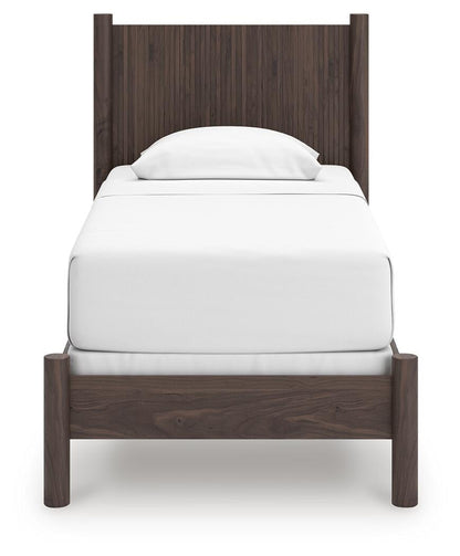 Cadmori Twin Panel Bed, Dresser, Mirror and Nightstand