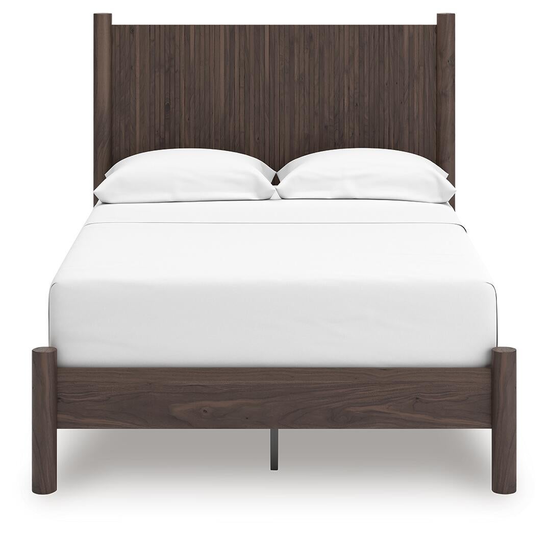 Cadmori Full Panel Platform Bed, Dresser and Mirror
