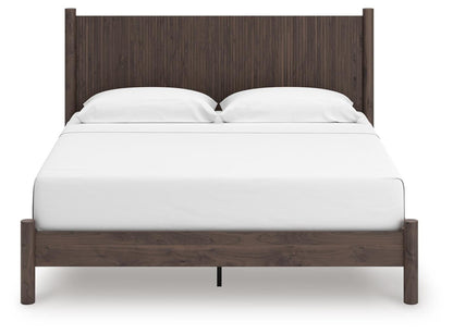 Cadmori King Panel Platform Bed, Dresser, Mirror, Chest and Nightstand