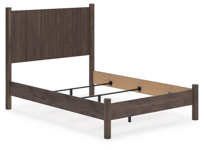 Cadmori Full Panel Bed, Dresser and Mirror