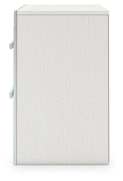 Birmonton Queen Upholstered Panel Bed, Dresser, Mirror, Chest and Nightstand
