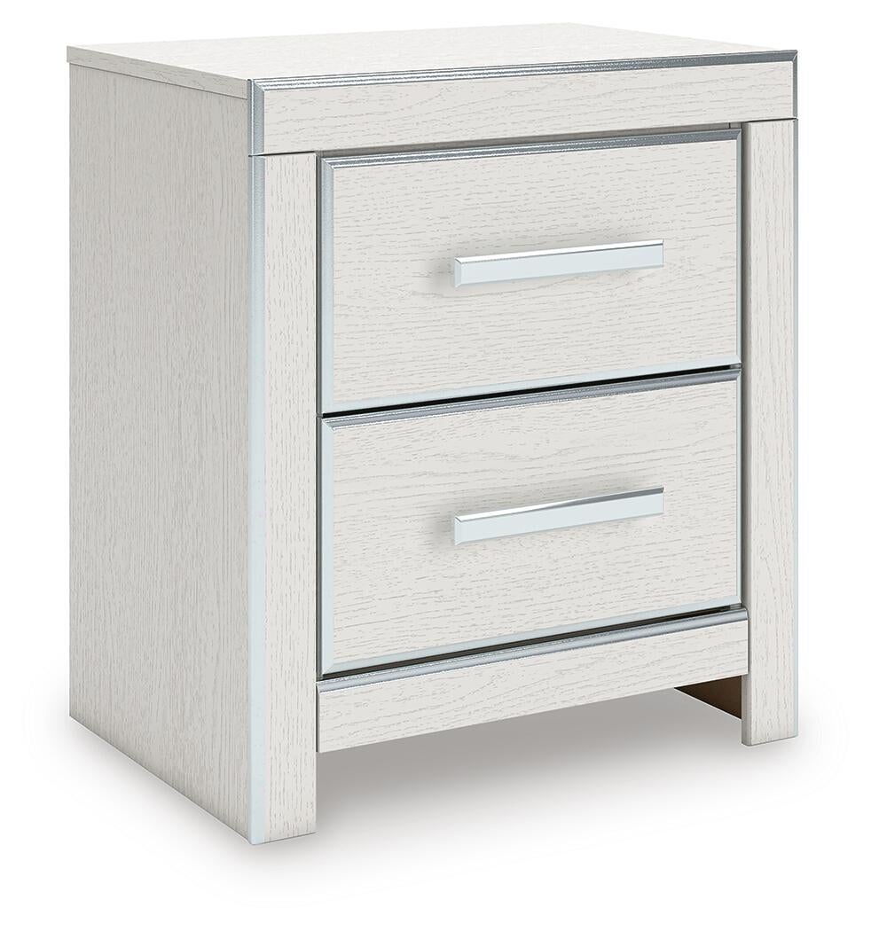 Birmonton Queen Upholstered Bed, Dresser, Mirror and Nightstand