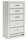 Birmonton King Upholstered Panel Bed, Dresser, Mirror, Chest and Nightstand