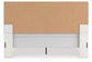 Birmonton King Upholstered Panel Bed, Dresser, Mirror and Nightstand