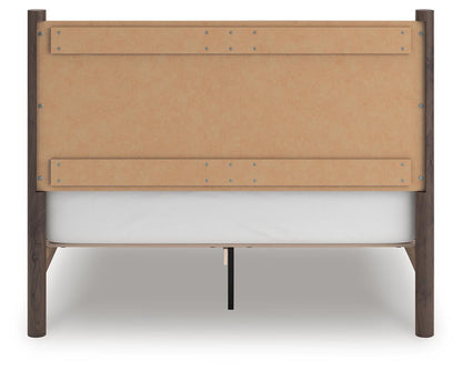 Cadmori Queen Panel Platform Bed, Dresser and Mirror