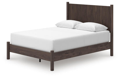 Cadmori Queen Panel Platform Bed, Dresser and Mirror