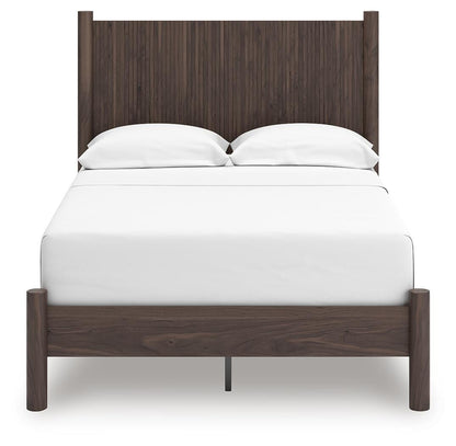 Cadmori Full Panel Platform Bed, Dresser, Mirror and Nightstand