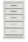 Birmonton King Upholstered Panel Platform Storage Bed, Dresser, Mirror, Chest and Nightstand