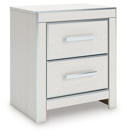 Birmonton Queen Upholstered Panel Bed, Dresser, Mirror and Nightstand