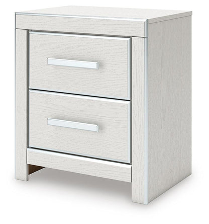 Birmonton Queen Upholstered Panel Platform Storage Bed, Dresser, Mirror, Chest and Nightstand