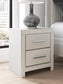 Birmonton Queen Upholstered Panel Platform Storage Bed, Dresser, Mirror, Chest and Nightstand