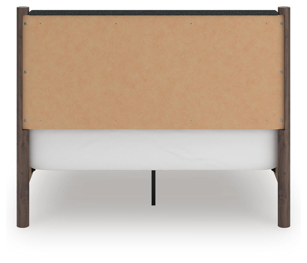 Cadmori Queen Upholstered Panel Bed, Dresser, Mirror, Chest and Nightstand
