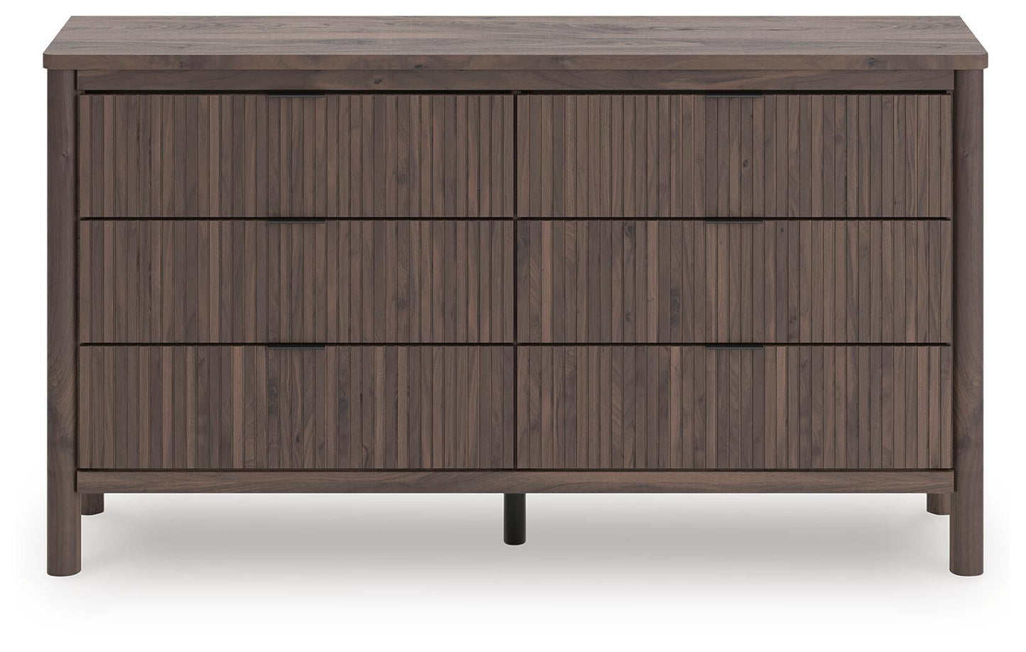 Cadmori King Panel Platform Bed, Dresser, Mirror and Nightstand
