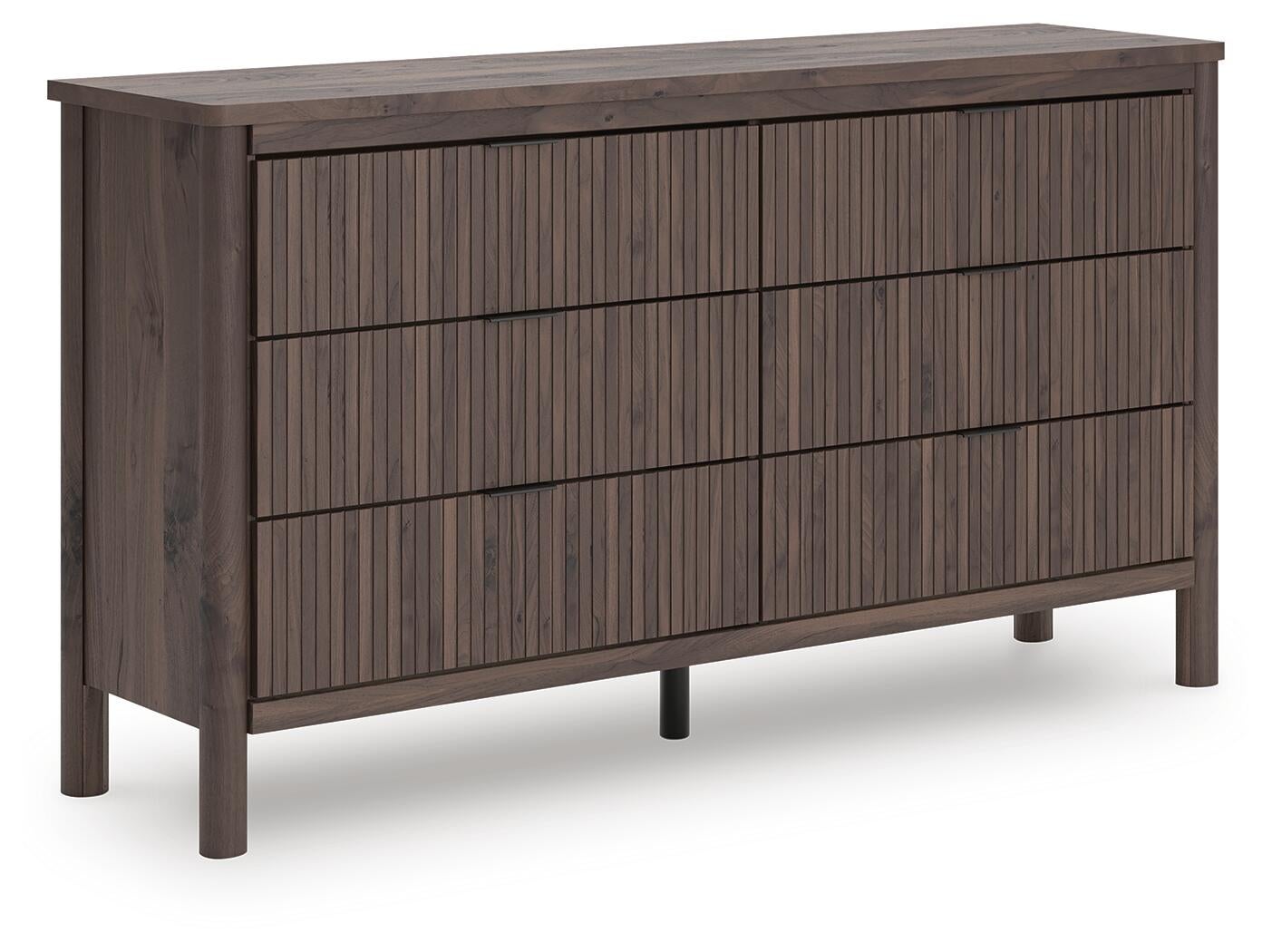 Cadmori King Panel Platform Bed, Dresser, Mirror and Nightstand