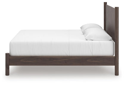 Cadmori King Panel Platform Bed, Dresser and Mirror