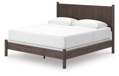 Cadmori King Panel Bed, Dresser, Mirror and Nightstand
