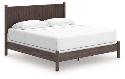 Cadmori King Panel Bed, Dresser and Mirror