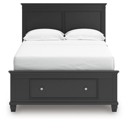 Lanolee Full Panel Storage Bed, Dresser and Mirror