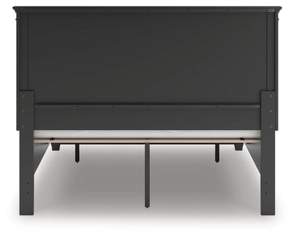 Lanolee Queen Panel Storage Bed, Dresser, Mirror and Nightstand