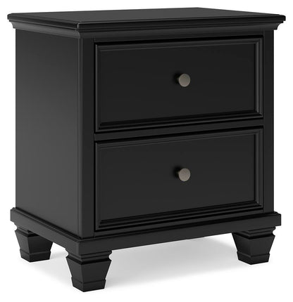 Lanolee Queen Panel Storage Bed, Dresser, Mirror and Nightstand