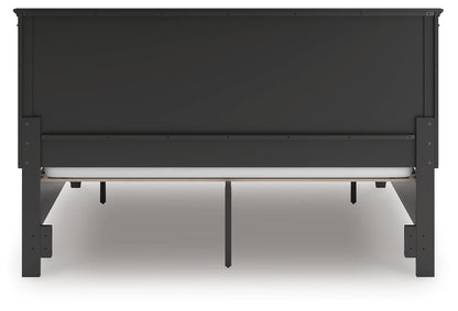 Lanolee California King Panel Storage Bed, Dresser, Mirror and Nightstand