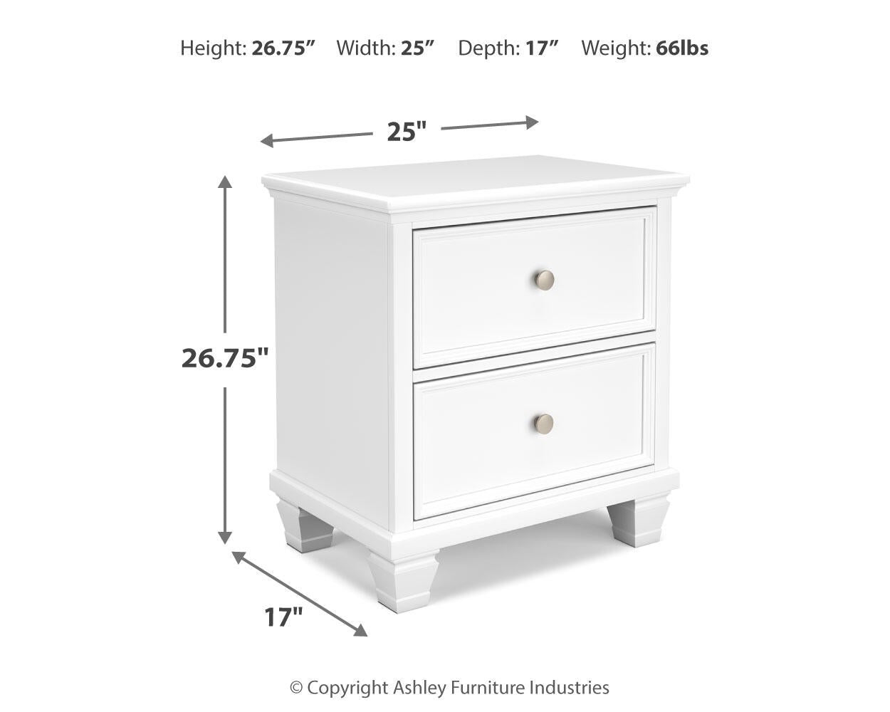 Fortman Twin Panel Storage Bed, Dresser, Mirror and Nightstand