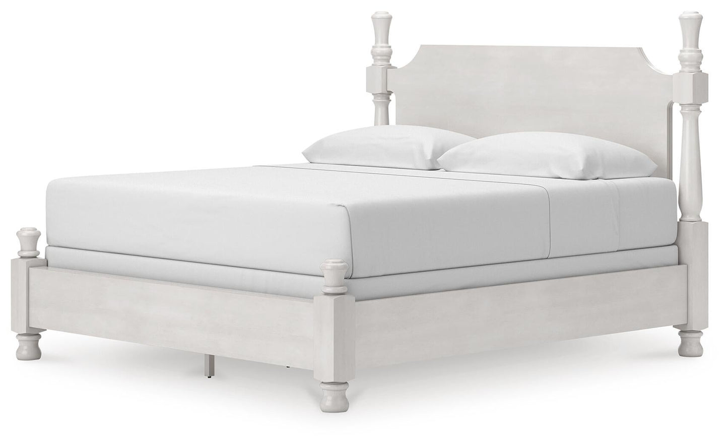 Chadworth King Poster Bed, Dresser, Mirror and Nightstand