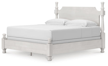 Chadworth King Poster Bed, Dresser, Mirror and Nightstand