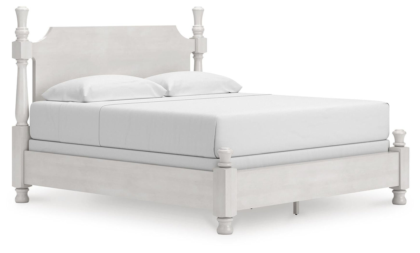 Chadworth King Poster Bed, Dresser, Mirror and Nightstand