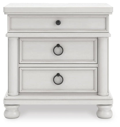 Chadworth King Poster Bed, Dresser, Mirror and Nightstand