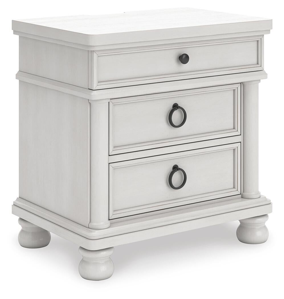 Chadworth King Poster Bed, Dresser, Mirror and Nightstand