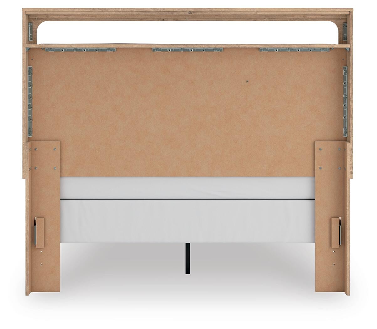 Hollymount Queen Upholstered Panel Bed, Dresser, Mirror and Nightstand