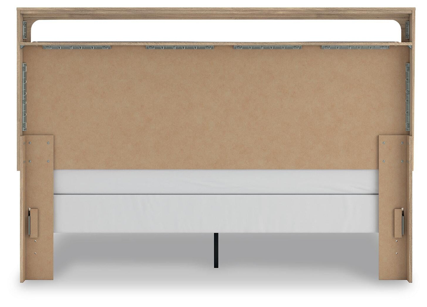Hollymount King Upholstered Panel Bed, Dresser, Mirror and Nightstand