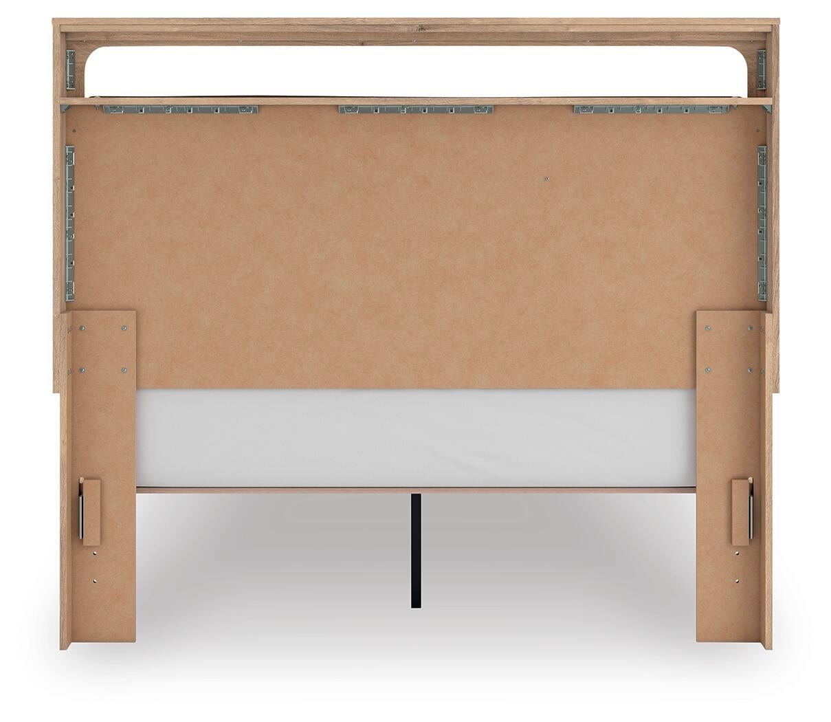 Hollymount Queen Upholstered Platform Bed, Dresser, Mirror and Nightstand