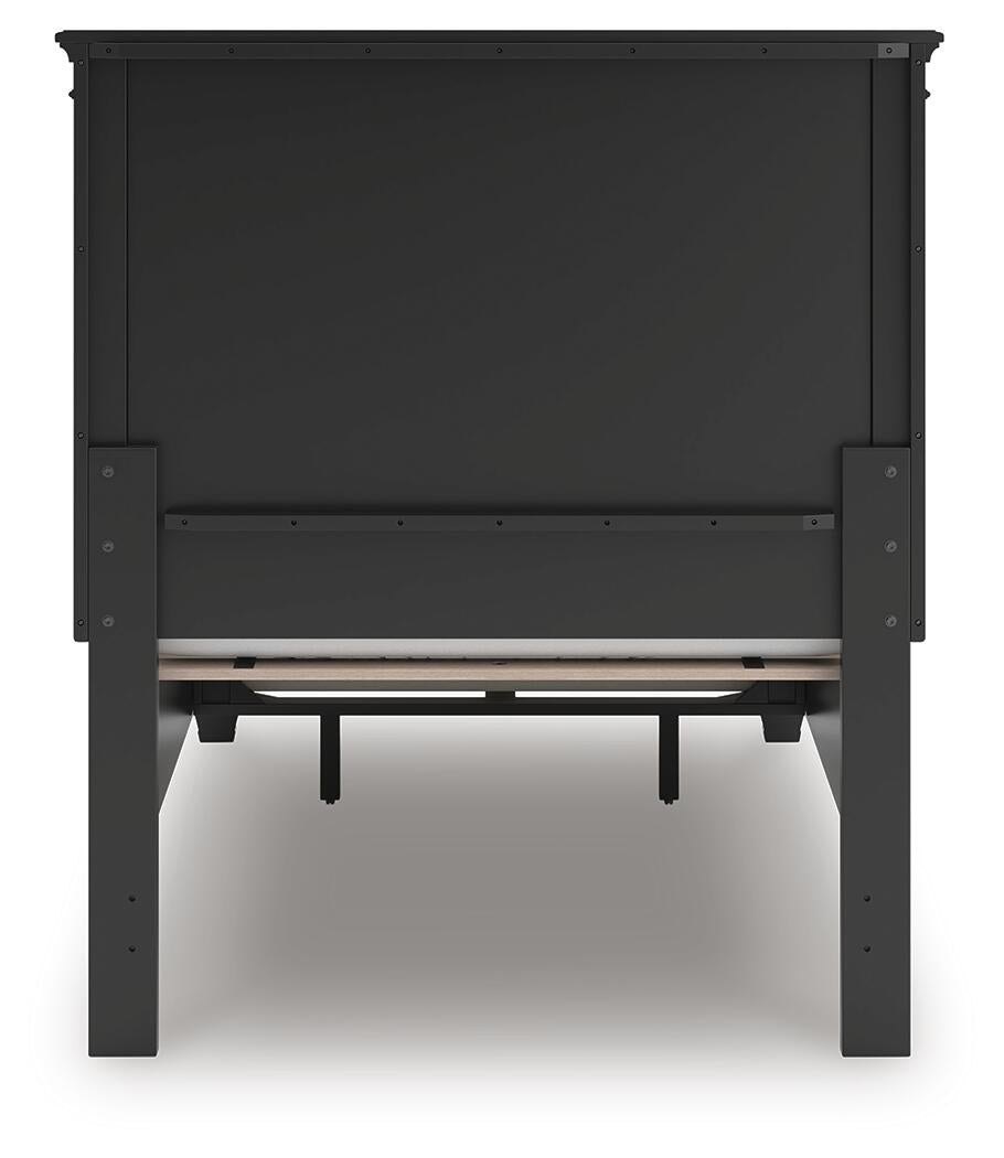 Lanolee Twin Panel Storage Bed, Dresser and Mirror