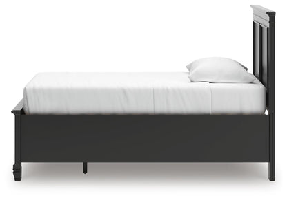 Lanolee Twin Panel Storage Bed, Dresser and Mirror
